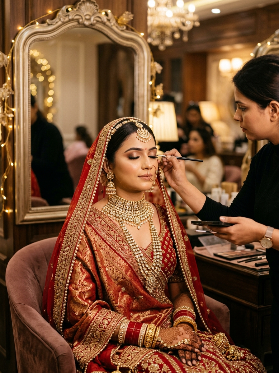 Bridal Makeup at The Empire Unisex Saloon