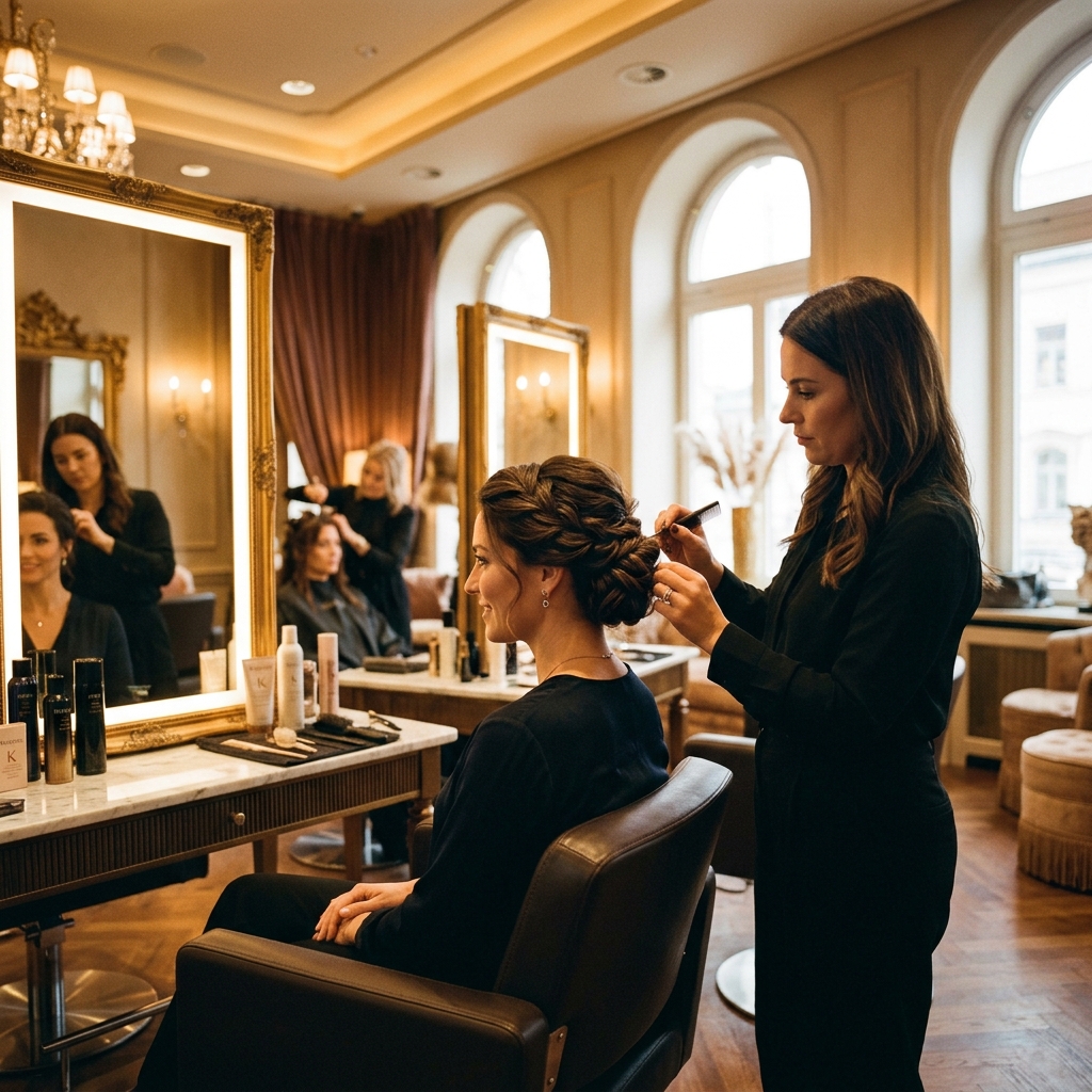 Professional hair styling